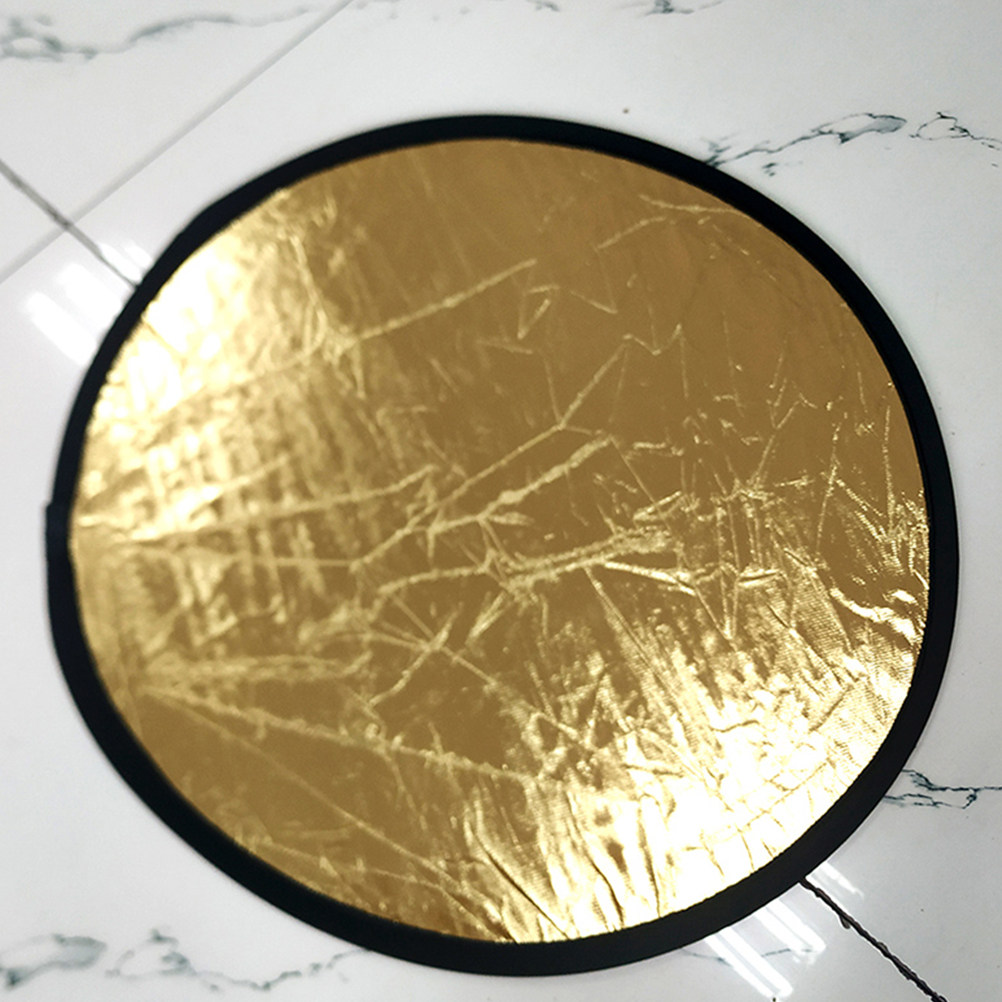 Reflector Disc Silver - 2Pcs Professional Photography Reflector Lightweight Compact