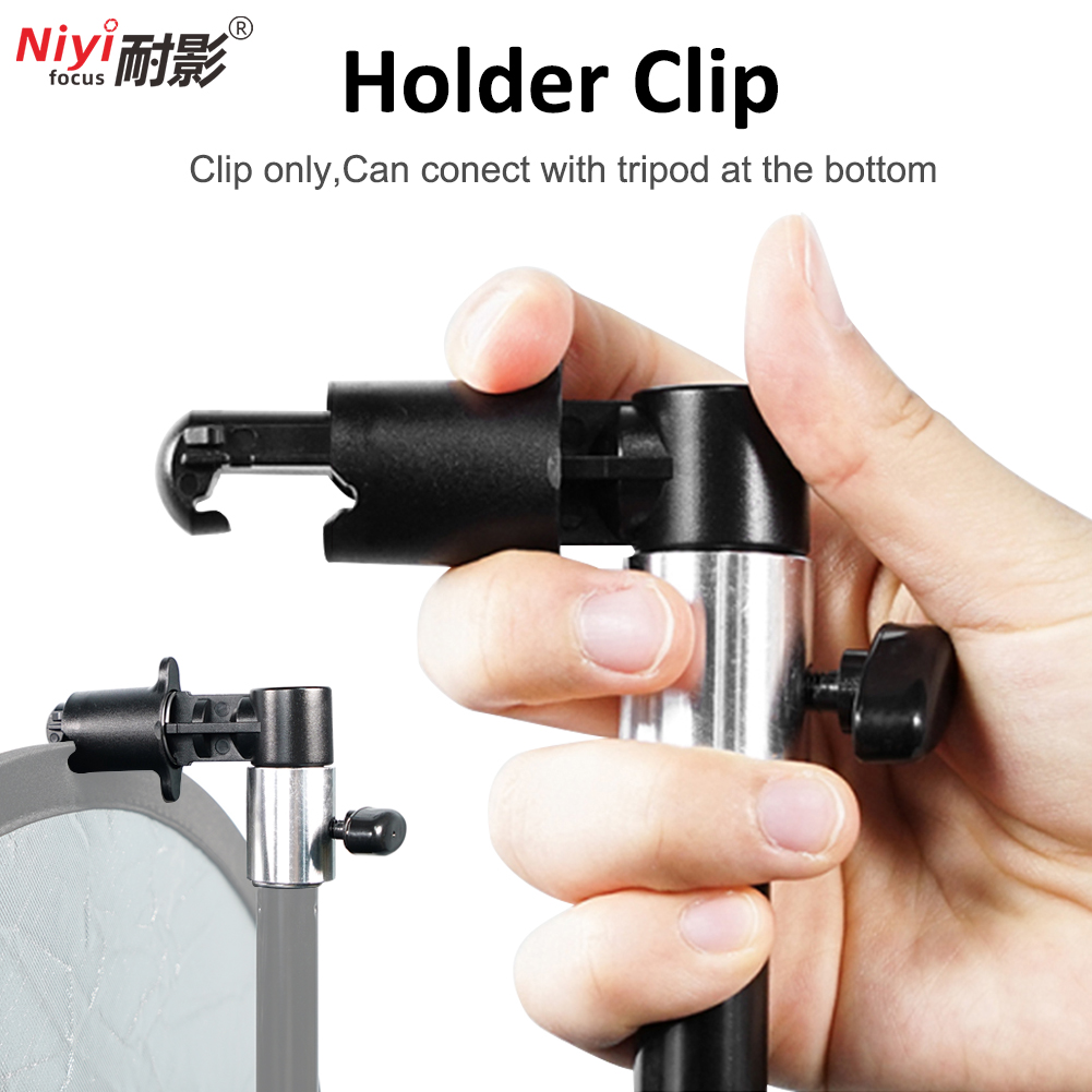 Photography Lighting With Flash - Reflector Clip Holder Clip Clamp Photography