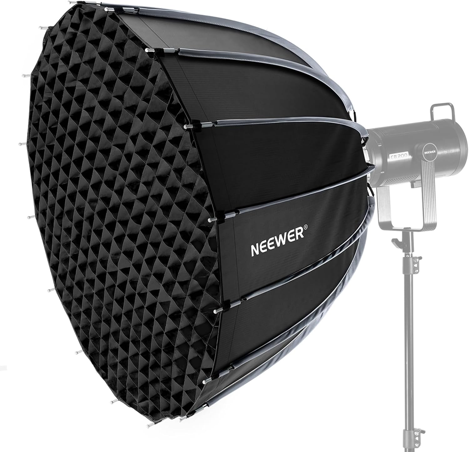 Photography Lighting System - Parabolic Softbox with Bowens Mount, 35.4-Inch