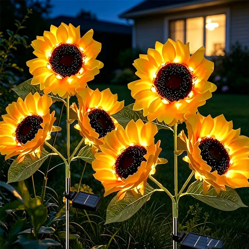 2 Pack Solar Sunflower Outdoor - Flower Photography Led Lighting Pack review and price