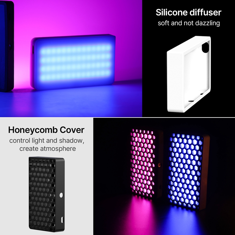 Ulanzi LT002 7 inch Pocket LED - Torjim Rgb Photography Video Lighting review and price