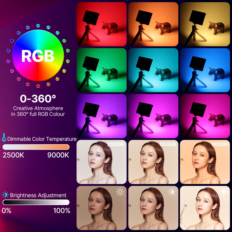 Ulanzi LT002 7 inch Pocket LED - Torjim Rgb Photography Video Lighting review and price