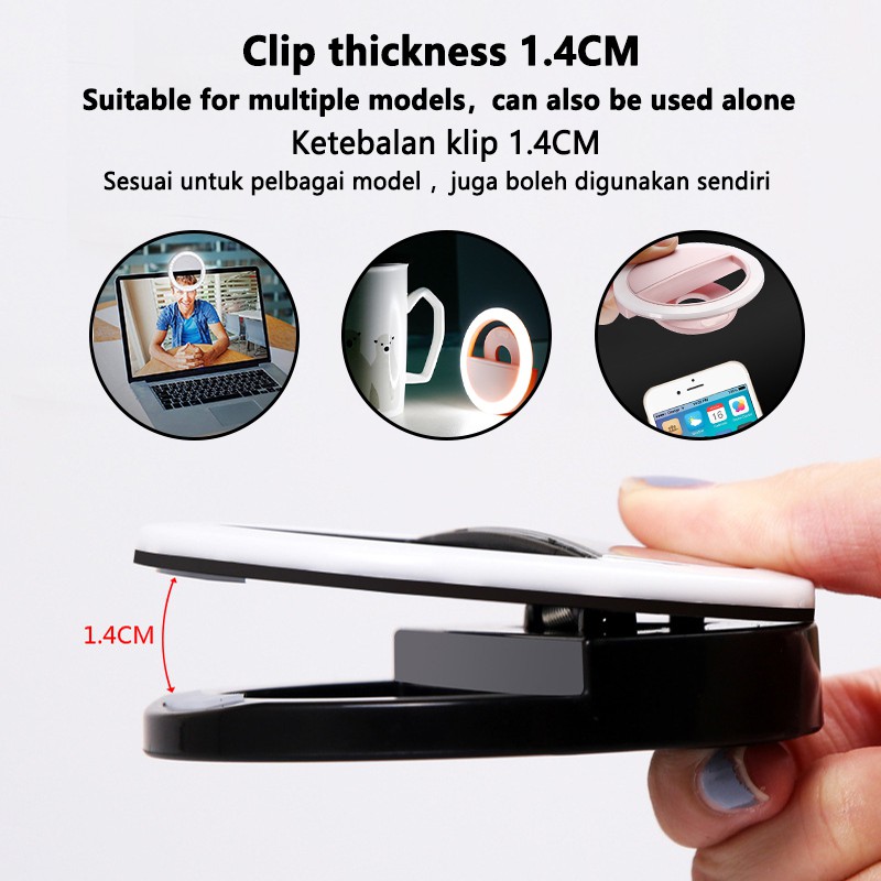 LED Selfie Ring Light 3 Level  - Photography Lighting Lamp review and price