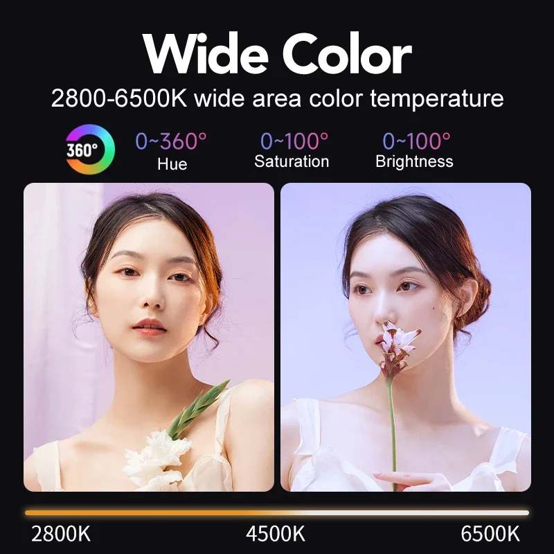 RGB Video Light Portable LED P - Torjim Rgb Photography Video Lighting review and price