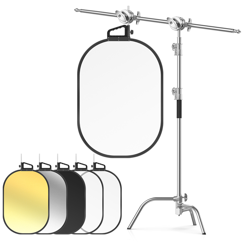 25*29in Light Reflector Stand  - Reflector Disc Silver review and price