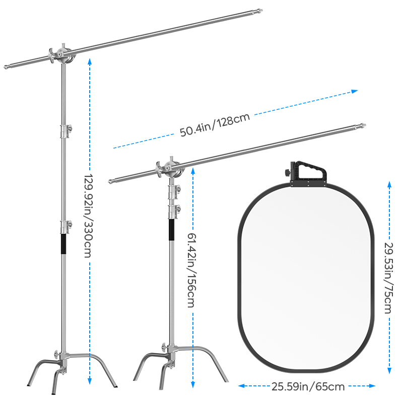 25*29in Light Reflector Stand  - Reflector Disc Silver review and price
