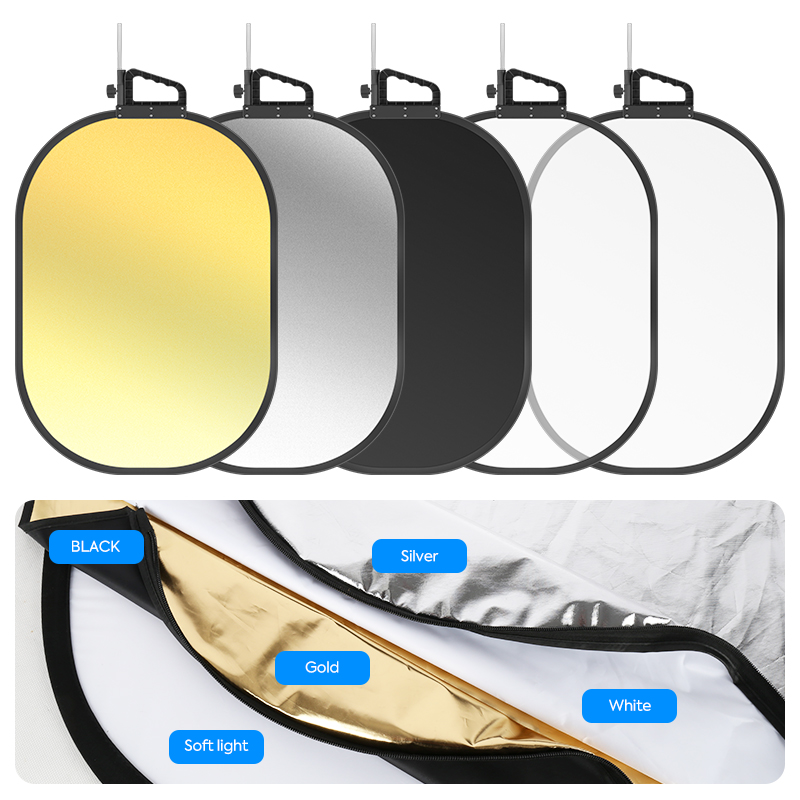 25*29in Light Reflector Stand  - Reflector Disc Silver review and price