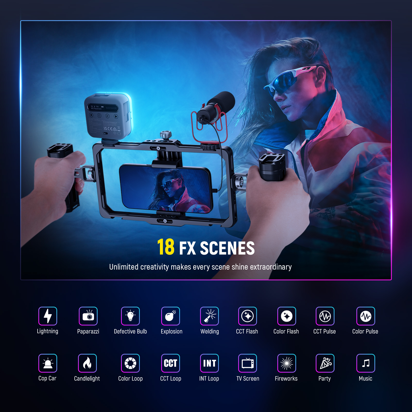 NEEWER Basic Magnetic RGB Vide - Photography Lighting Basics review and price