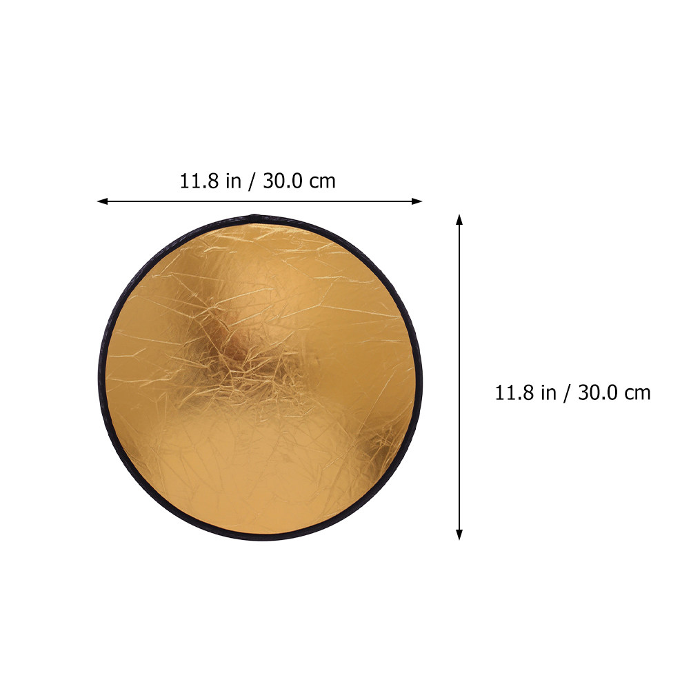 2Pcs Photo Light in 1 Gold Sil - Reflector Disc Silver review and price