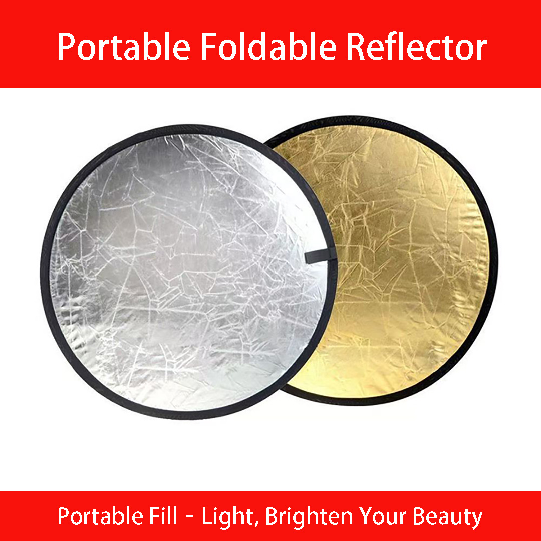 30、60cm Round Dual‑Sided Silve - Reflector Disc Silver review and price