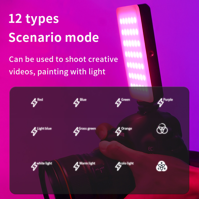 RGB Video Light Portable LED C - Torjim Rgb Photography Video Lighting review and price