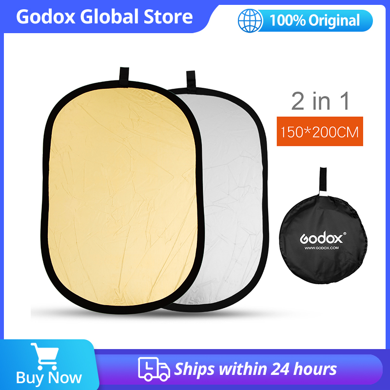 Godox 2in1 150x200cm Gold and  - Reflector Disc Silver review and price