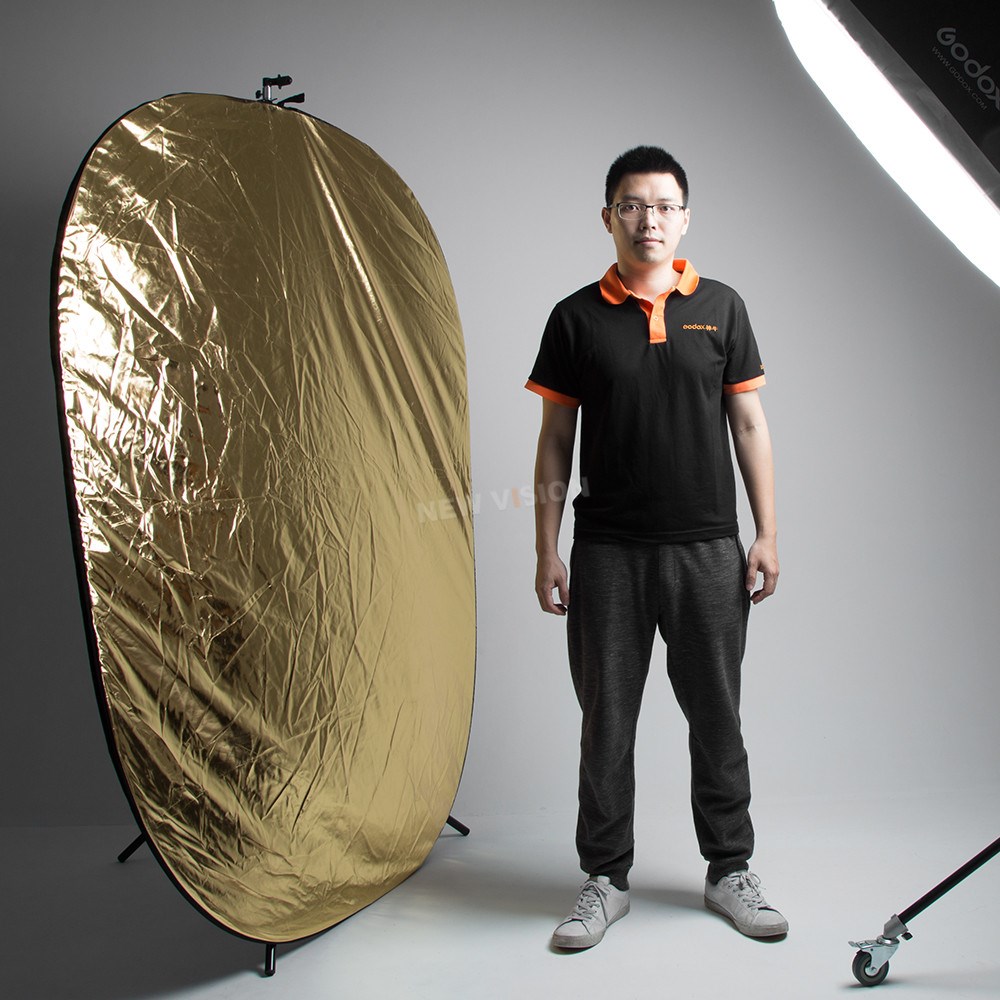 Godox 2in1 150x200cm Gold and  - Reflector Disc Silver review and price