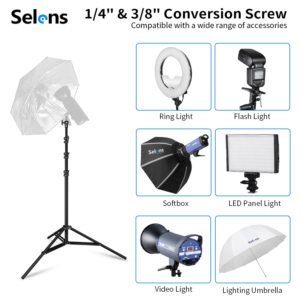 Selens 2.2~3.95m Air-Cushion L - Photography Lighting System review and price
