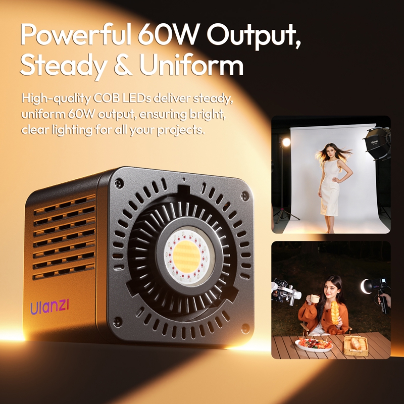 Ulanzi C60 RGB Portable 60W CO - Photography Lighting System review and price