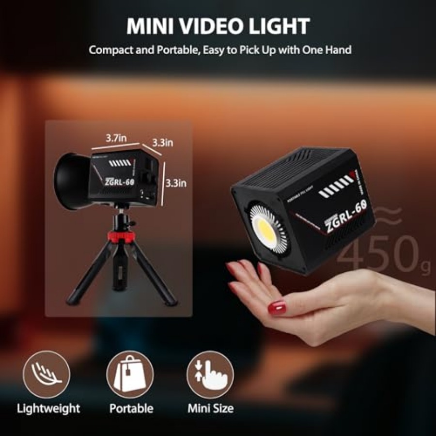 60W COB LED Video Light Handhe - Photography Lighting Video review and price