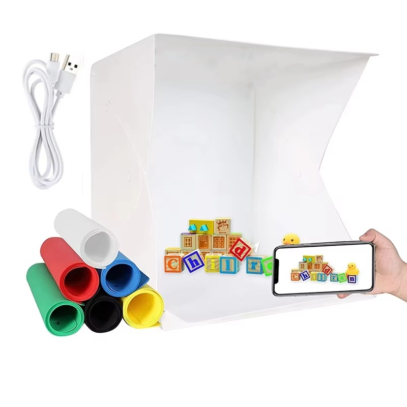 Folding Lightbox Portable Phot - Macro Photography Lighting Kit review and price