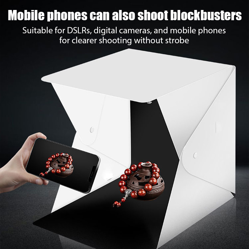 Folding Lightbox Portable Phot - Macro Photography Lighting Kit review and price