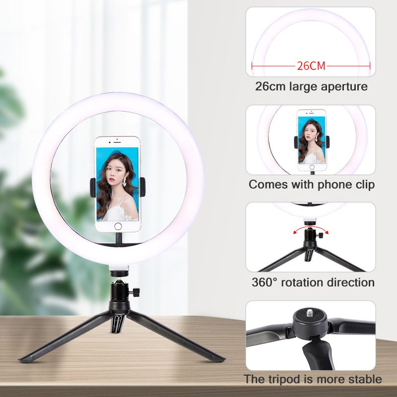 26cm 10 inch Led Ring Selfie L - Macro Photography Lighting Kit review and price
