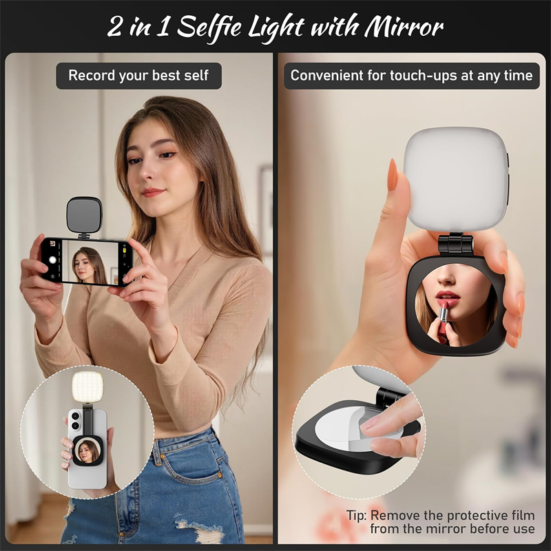 2 in 1 Folding Magnetic Phone  - Photography Lighting Brands review and price