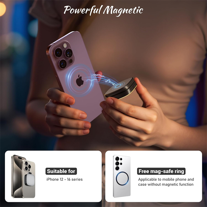 2 in 1 Folding Magnetic Phone  - Photography Lighting Brands review and price