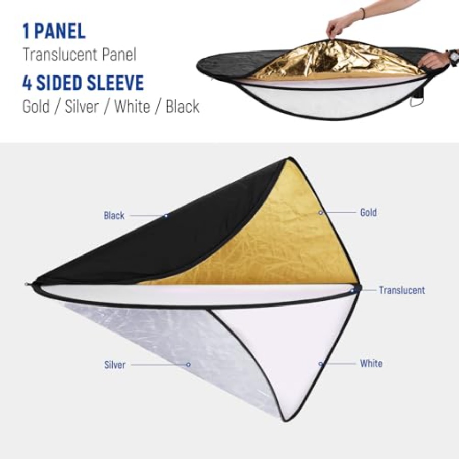 51 Inch/130 Centimeter Light R - Reflector Disc Silver review and price