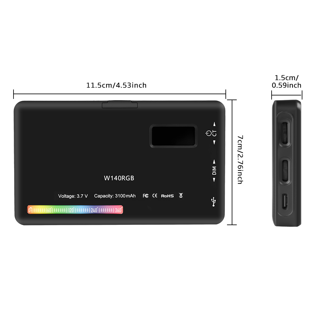 SH W140 LED RGB Video Light 0- - Torjim Rgb Photography Video Lighting review and price