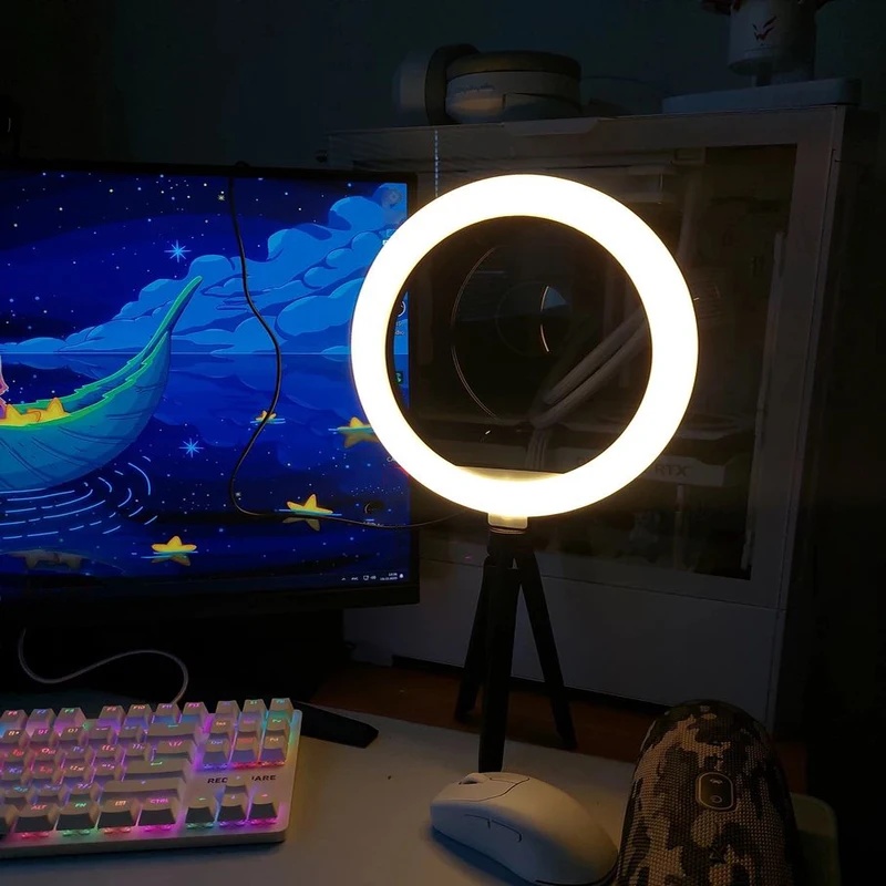 Desiontal 26cm Ring Light with - Photography Lighting Professional review and price