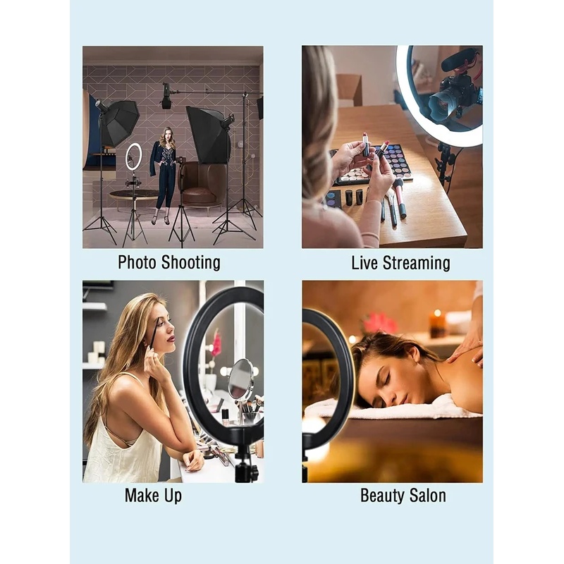 Desiontal 26cm Ring Light with - Photography Lighting Professional review and price
