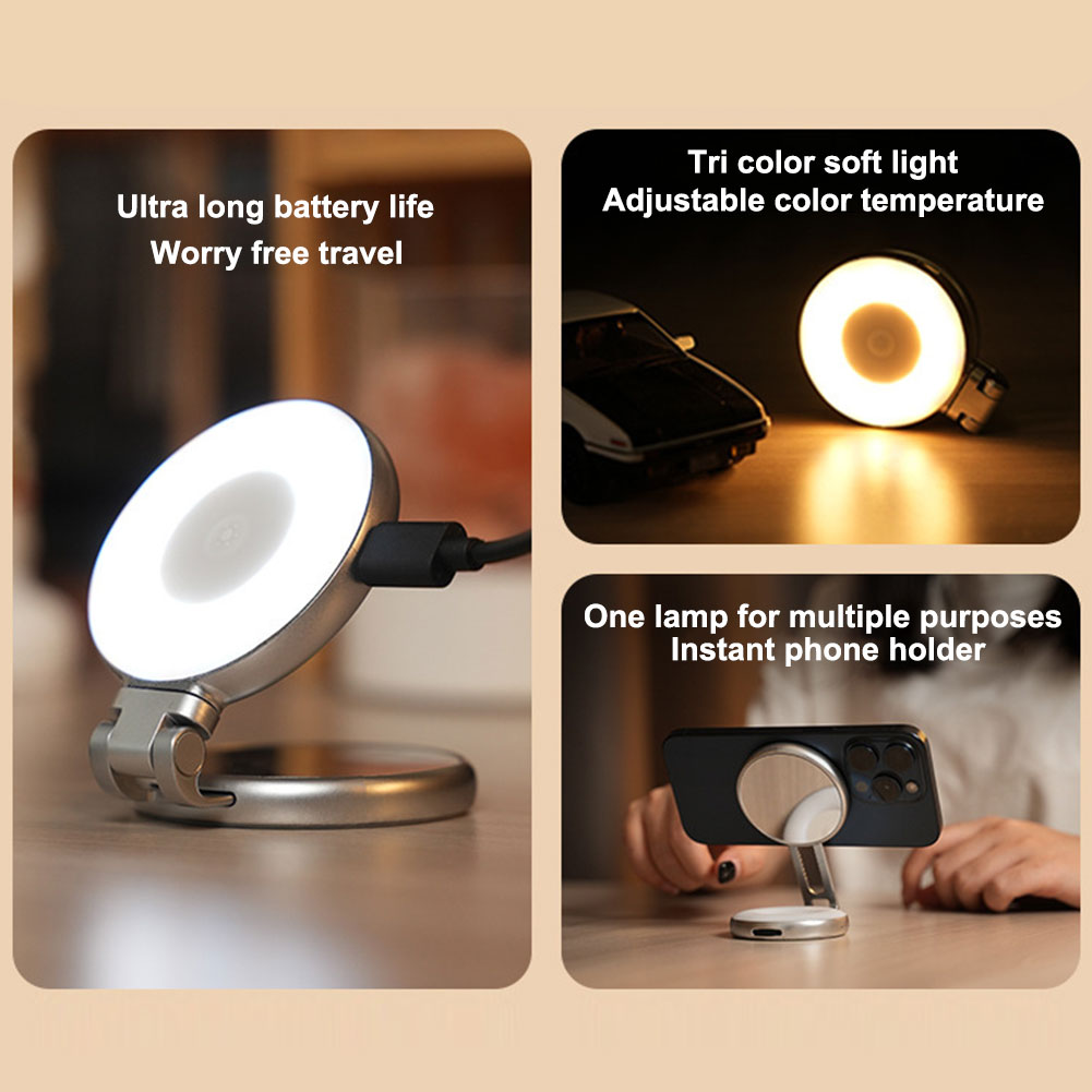 3-in-1 Magnetic Selfie Light w - Photography Lighting Video review and price