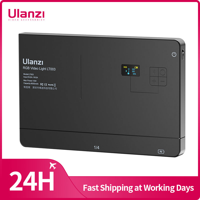 Ulanzi LT003 15W RGB Video Lig - Torjim Rgb Photography Video Lighting review and price
