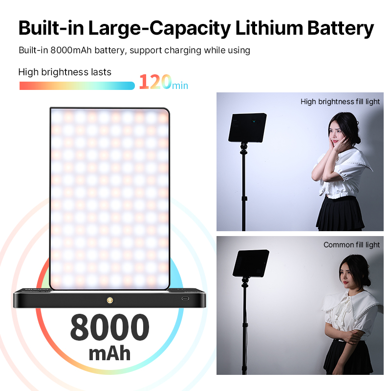 Ulanzi LT003 15W RGB Video Lig - Torjim Rgb Photography Video Lighting review and price