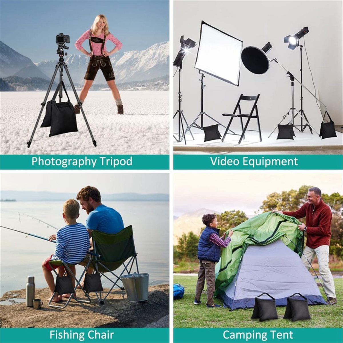 8 Packs Sandbags Weight Bags f - Photography Lighting Weight Bags review and price