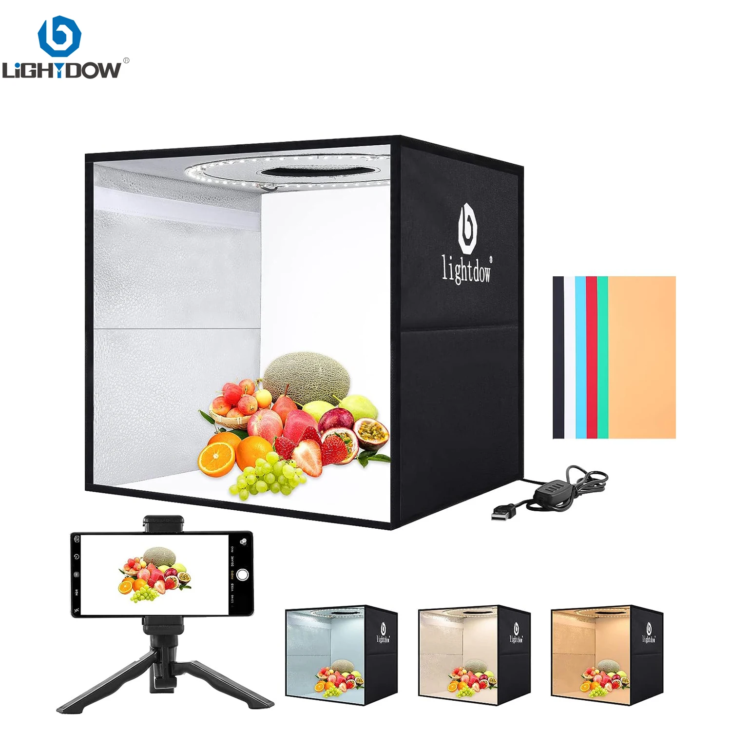 Lightdow Dimmable Photo Box LE - Macro Photography Lighting Kit review and price