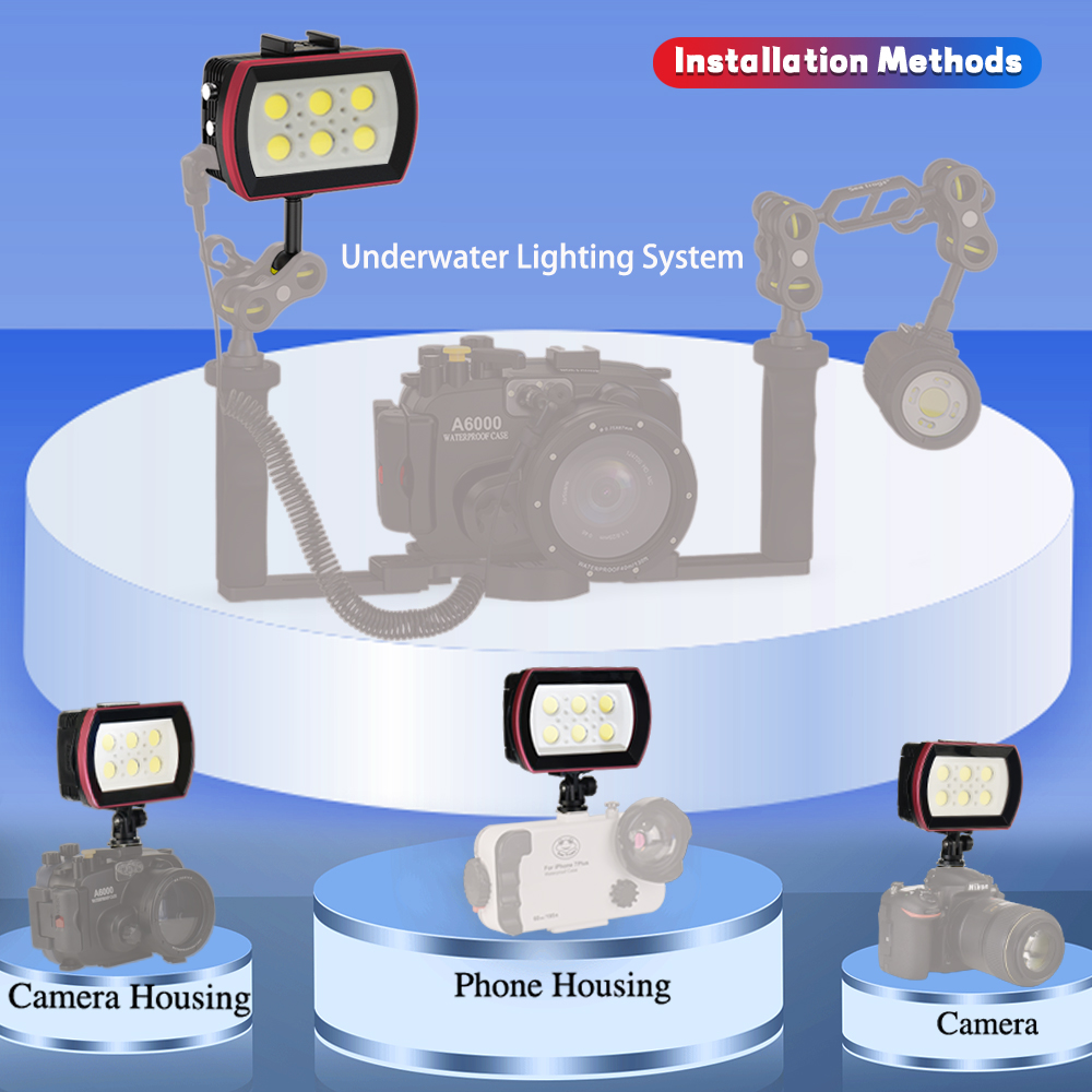 Seafrogs Aluminum LED Diving L - Photography Lighting Brands review and price
