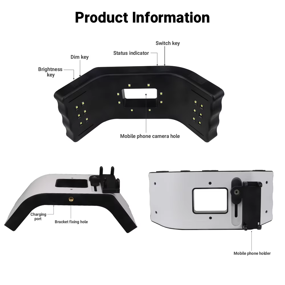 JUMTOP Dental Photography Ligh - Photography Lighting Video review and price