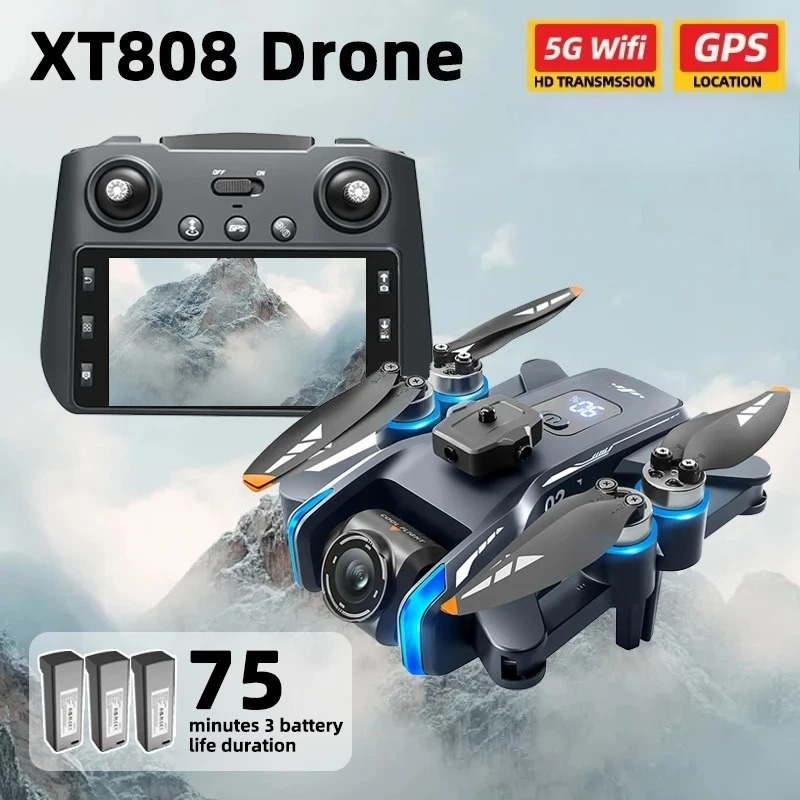 Original XT808 Pro MAX Drone 4 - Photography Lighting System review and price