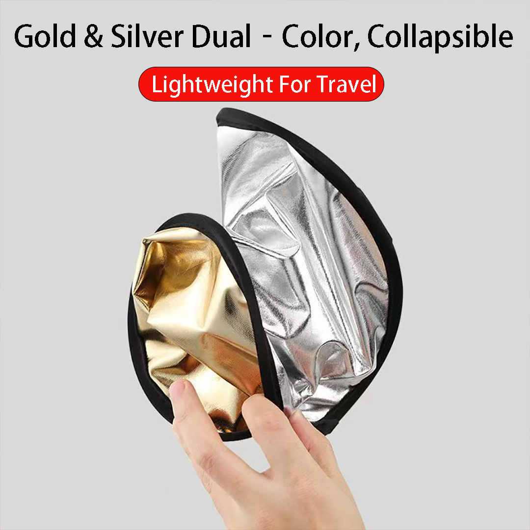 30、60cm Round 2‑in‑1 Silver Wh - Reflector Disc Silver review and price