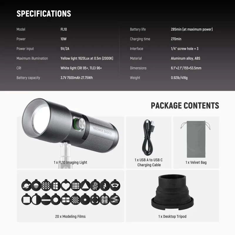 BASICS RGB Photography Flashli - Photography Lighting Basics review and price
